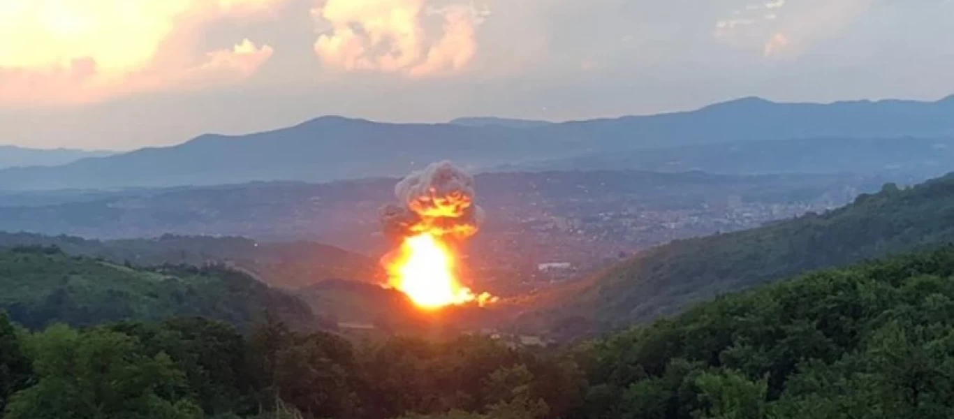 Σερβία: Ισχυρή έκρηξη σε εργοστάσιο πυρομαχικών στην πόλη Τσάτσακ (βίντεο)